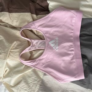 adidas pink sports bra